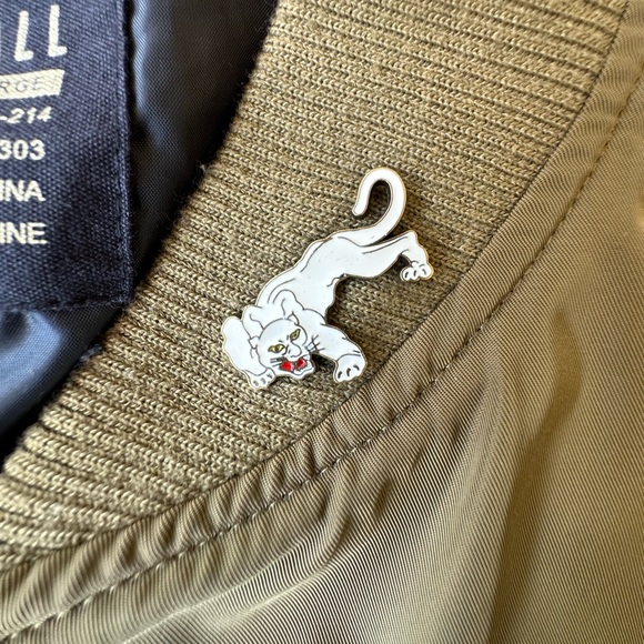 NINETH HALL BOMBER JACKET MILITARY GREEN - Picture 3 of 9